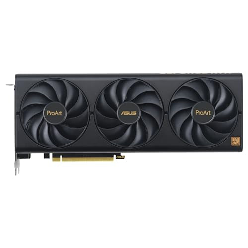 ASUS ProArt GeForce RTX 4070 Super OC Edition 12GB GDDR6X - Tarjeta gráfica (PCIe 4.0, 12GB GDDR6X, DLSS 3, HDMI 2.1a, DisplayPort 1.4a)