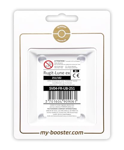 Rugit-Lune ex (Bramaluna ex) 251/182 Pasado Alternativo Pokémon Gallery Secreta - Ultraboost X Écarlate et Violet 4 - Faille Paradoxe Box de 10 Cartas Pokémon Francés