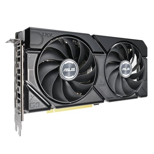 ASUS Tarjeta gráfica Dual GeForce RTX 4060 Ti EVO 8 GB GDDR6 para Videojuegos (Nvidia RTX4060Ti EVO DLSS 3, PCIe 4.0, 1 x HDMI 2.1a, 3X DisplayPort 1.4a, DUAL-RTX4060TI-8G-EVO)