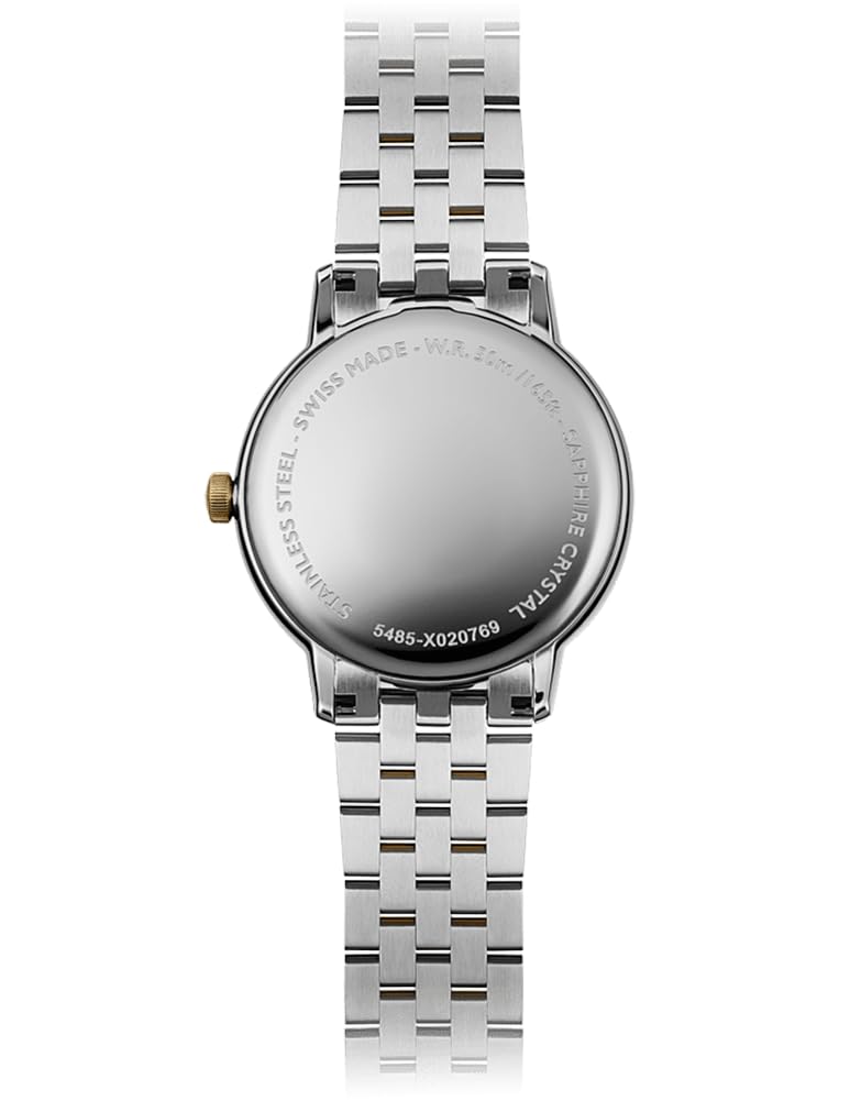 Raymond Weil Reloj Analógico para para Hombre de Cuarzo Suizo con Correa en Acero Inoxidable 5485-STP-00359