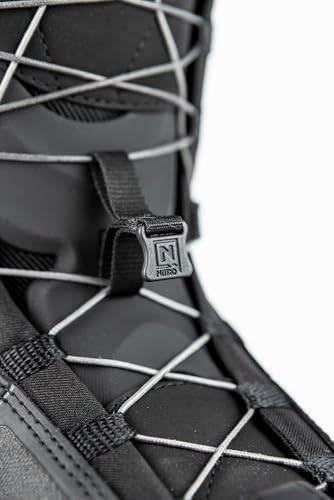 Nitro Capital TLS '22 Premium Highend Comfortable Snowboardschuhe Barco de Snowboard, Hombres, Negro, 32