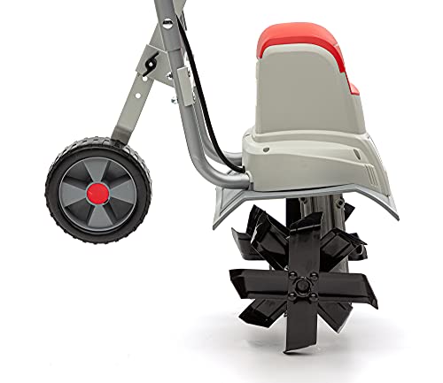IKRA motoazada eléctrica motocultor IEM 800 S, Ancho de Trabajo 30cm, Profundidad 20cm, Incluye extirpador Manual