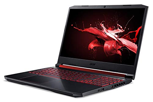 Acer Nitro 5 - Ordenador portátil Gaming 15.6" FullHD (Intel Core i7-9750H, 8GB RAM, 1TB HDD+128GB SSD, Nvidia GTX1650-4GB, Linux) Negro - Teclado QWERTY Español