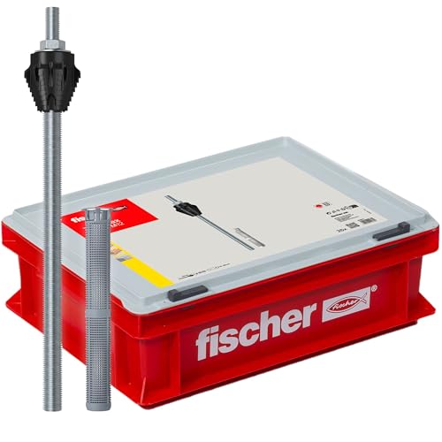 Fischer 571024 Tacos aislantes para la fijación de Cargas elevadas en Abrigos, Rojo, M16-M12/170