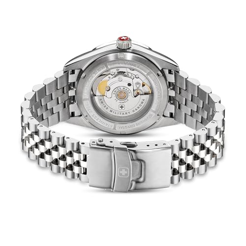Swiss Military by Chrono Reloj Analógico para Hombres de Suizo automático con Correa en Acero Inoxidable SMWGL0002101