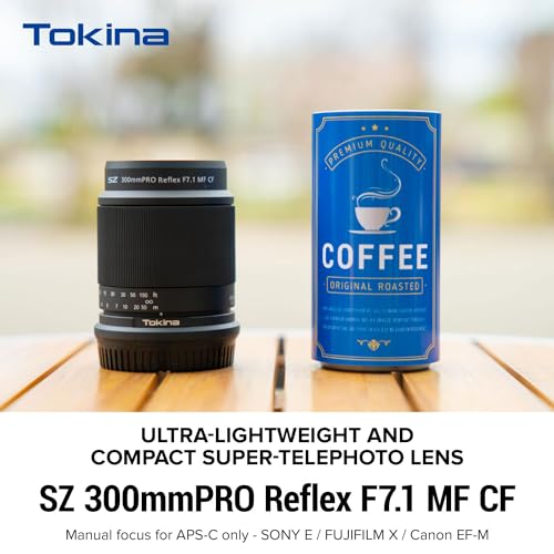 TOKINA SZ-Pro 300mm F7.1 MF Teleobjetivo catadióptrico ultracompacto para Montura Fujifilm X