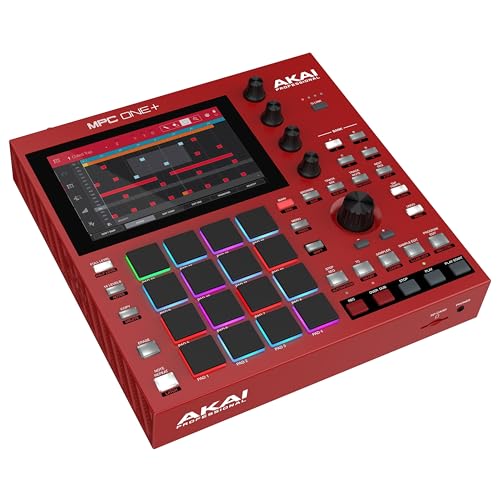 AKAI Professional MPC One+ caja de ritmos autónoma, creador de ritmos y controlador MIDI con wifi, Bluetooth, drum pads, plugins y pantalla táctil