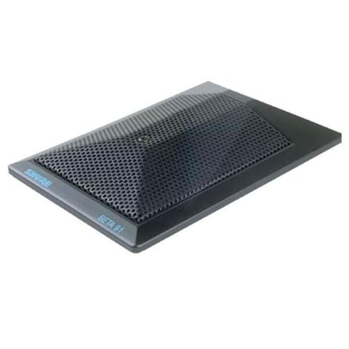 SHURE BETA 91A - Micrófono condensador semicardioide de bombo, incluye preamplificador integrado y salida XLR macho