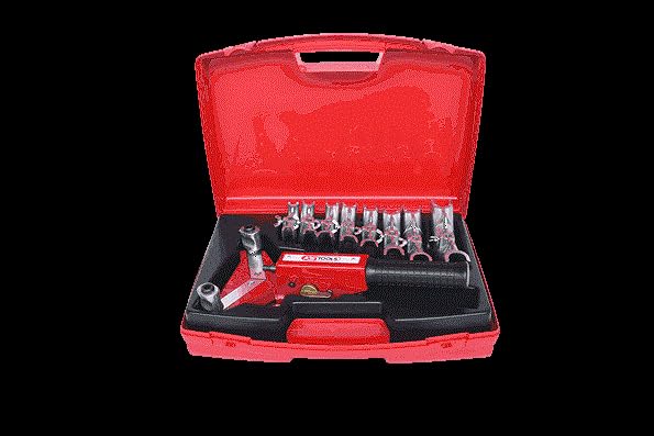 KS Tools 203.1200 Juego para curvar tubos con una mano y con carraca 10-22mm, 9 pzs
