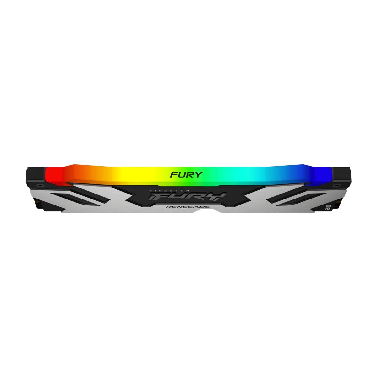 Kingston Fury Renegade DDR5 RGB Plata - Negro XMP 48GB (2x24GB) 8800MT/s CL42 CUDIMM Memoria Gamer para Ordenadores de sobremesa Kit de 2 - KF588CU42RSAK2-48