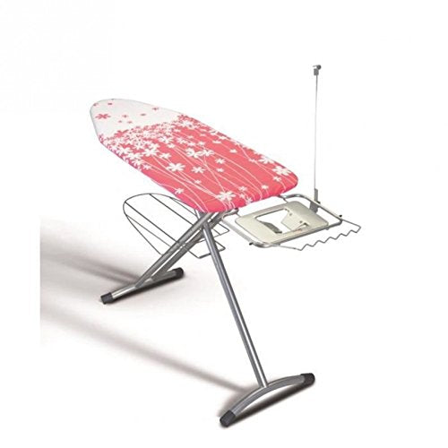 Metaltex 41809180080 Avior - Tabla de Planchar (Metal, 125 x 50 cm), Color Rosa