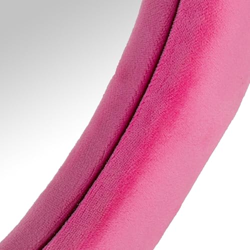 Espejo de pie con Forma de Madera DM y Terciopelo en Rosa 50x3,5x100cm