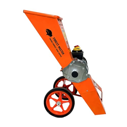 Forest Master FM4DD-MUL - Trituradora de madera compacta eléctrica de 4 CV para jardín