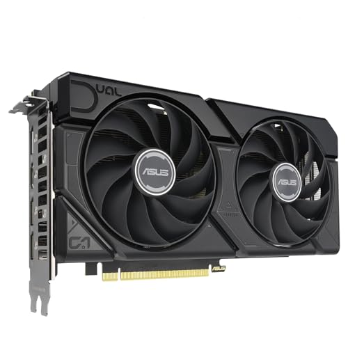 ASUS Dual Radeon RX 7600 XT OC Edition 16GB GDDR6 - Tarjeta gráfica (AMD RDNA 3, PCIe 4.0, 16GB de Memoria GDDR6, HDMI 2.1, DisplayPort 2.1)