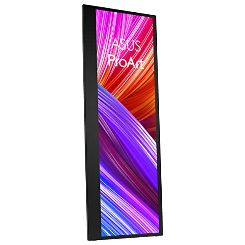 ASUS ProArt Display PA147CDV - Monitor de 14" para creativos (32:9, IPS, Full HD, 100% sRGB/Rec.709, Calman, USB-C, 10 puntos táctiles, MPP2.0, ASUS Dial, Panel de control, compatible con Adobe)
