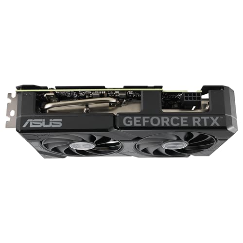 ASUS Dual GeForce RTX 4060 EVO OC Edition 8GB GDDR6 (PCIe 4.0, 8GB GDDR6, DLSS 3, HDMI 2.1a, DisplayPort 1.4a, diseño de Ventilador Axial-Tech, tecnología 0dB, Dual BIOS, tecnología Auto-Extreme)