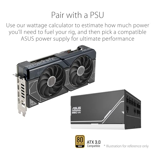 ASUS DUAL-RTX4070TIS-O16G 90YV0KF3-M0NA00, Tarjeta gráfica, Color Negro