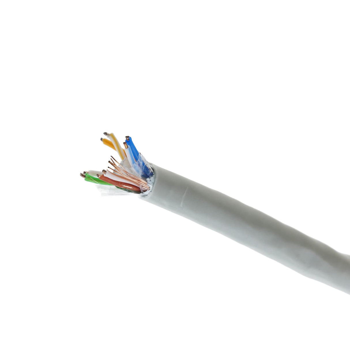 BeMatik - Bobina de Cable FTP Cat.6A 23AWG rígido Gris 305m