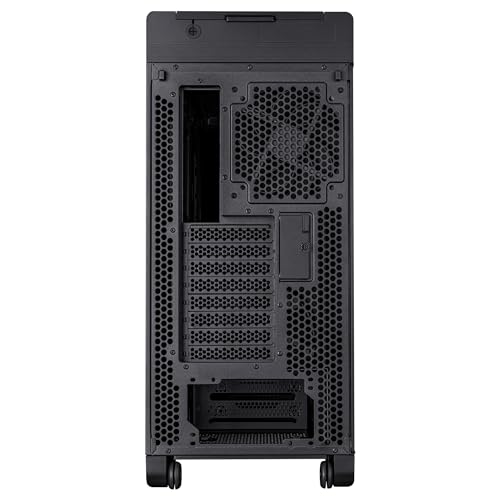 ASUS ProArt PA602 - Chasis para Ordenador E-ATX (Soporte para radiador de 420 mm, Ventiladores 140 mm y 200 mm, indicador de Polvo IR, Bloqueo de alimentación, PCIe sin Herramientas, USB de 20 Gbps)