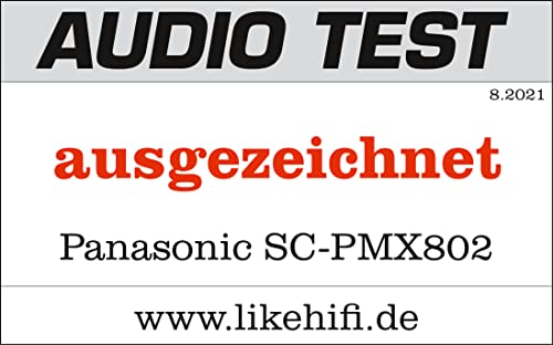 Panasonic SC-PM702EB-K Premium - Microestéreo (Bluetooth, Airplay, Dab+, CD, FM, Plateado)