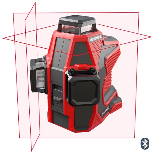 CONDTROL - Láser Línea OMNILINER G3D KIT Verde + Soporte de Pared - Alcance de Nivel 40m - 3 Líneas - 2 Modos - Bluetooth - Garantía 2+1 Años - Se entrega con Accesorios