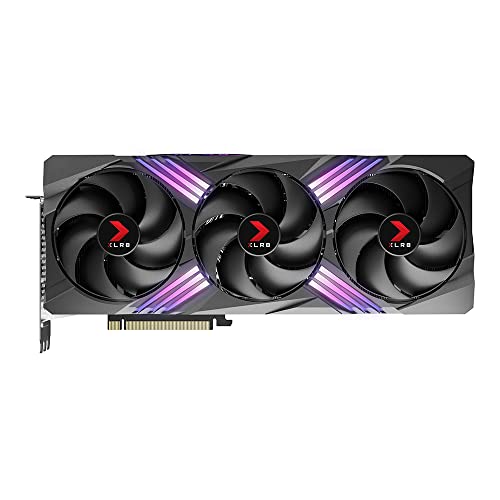 PNY GEFORCE RTX 4070Ti 12GB XLR8 Gaming Verto Epic-X RGB DLSS 3 Triple Ventilador Tarjeta gráfica,Black