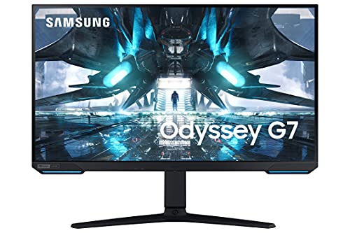Samsung Odyssey G7 – Monitor Gaming Plano, 28", 3840 x 2160, Entrada de Audio, HAS, Pivot, Flicker Free