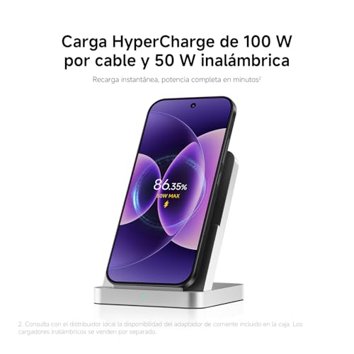 XIAOMI 17, Smartphone 12+256 GB, Lente óptica Leica Summilux, batería de 6330 mAh (Tipo), HyperAI, Negro, garantía del Fabricante 2 años + 1 año Extra, Cargador no Incluido