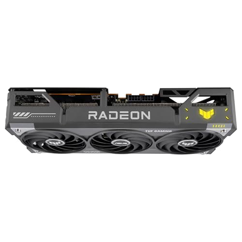 ASUS TUF Gaming Radeon RX 9070 OC Edition 16GB GDDR6, Tarjeta gráfica Gaming (PCIe 5.0, 16GB GDDR6, HDMI/DP 2.1, 3.125 Ranuras, Grado Militar, Revestimiento PCB, Ventiladores axial-Tech)