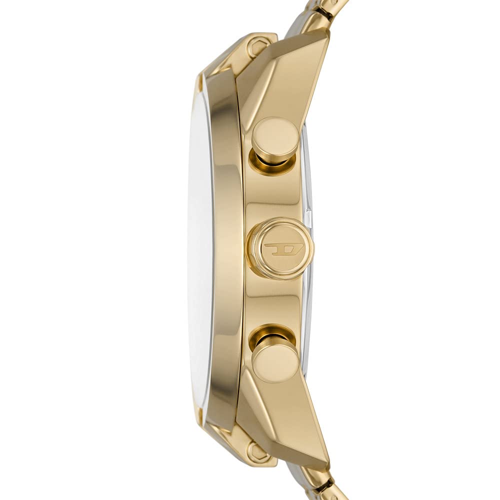 Diesel Reloj Split Acero Inoxidable en Tono Dorado con cronógrafo DZ4590