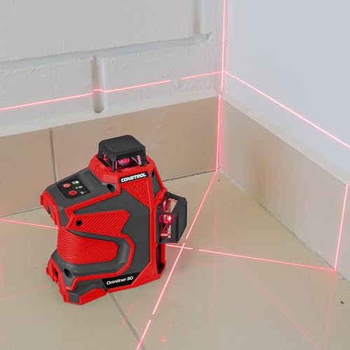CONDTROL - Láser Línea OMNILINER G3D KIT Verde + Soporte de Pared - Alcance de Nivel 40m - 3 Líneas - 2 Modos - Bluetooth - Garantía 2+1 Años - Se entrega con Accesorios