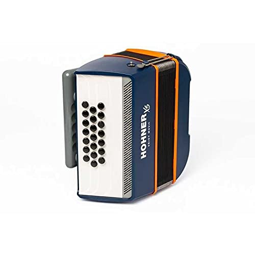 Hohner XS Child - Acordeón infantil con botones (+ funda)