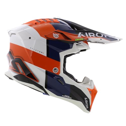 AIROH Aviator 3 Monarch Orange Gloss XL