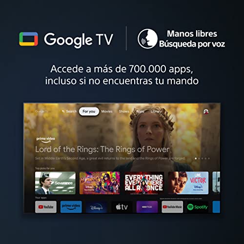 Sony BRAVIA XR-55X90L, 55 Pulgadas, TV Full Array LED, 4K HDR, Smart Google TV, Funciones Eco, Bravia Core, Óptimo para PlayStation5, Marco de Aluminio