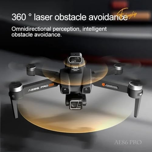 LUXWALLET Skyline4 Pro – True 4K Quadcopter Drone – 4K - 4KM afstand - 8MP - WiFi 5G Drone – Laser Obstakel Ontwijking – 3 Assige Gimbal - Return To Home – Volg Mij Modus - Zwart