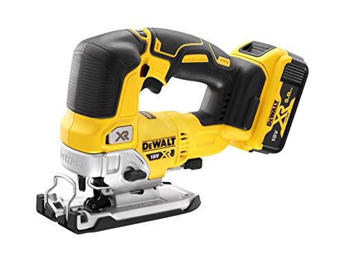 DEWALT DCS334P2-QW DCS334P2-QW-Sierra de Calar sin escobillas XR 18V, multicolor