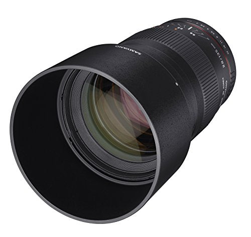 Samyang SY135M-C 135mm f/2.0 ED UMC Teleobjetivo para cámaras Canon EF Digital SLR, Color Negro