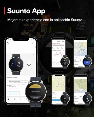 Suunto 9 Peak Reloj deportivo GPS con batería de muy larga duración y medición de frecuencia cardiaca en la muñeca