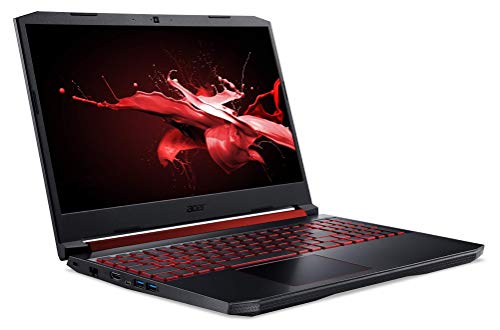 Acer Nitro 5 - Ordenador portátil Gaming 15.6" FullHD (Intel Core i7-9750H, 8GB RAM, 1TB HDD+128GB SSD, Nvidia GTX1650-4GB, Linux) Negro - Teclado QWERTY Español