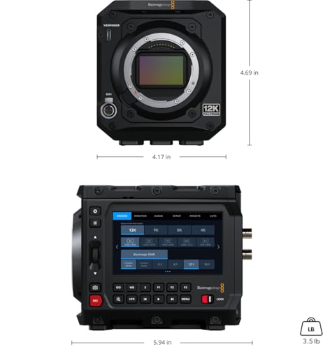 Blackmagic Design Pyxis 12K PL Professional 12K Cinema Camera with PL-Mount