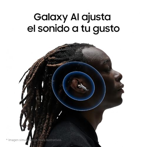 Samsung Galaxy Buds3 Pro + Cargador - Auriculares Inalámbricos, Cancelación de Ruido, Bluetooth, Audio 361, Sonido Hi-Fi, Gris (Versión Española)