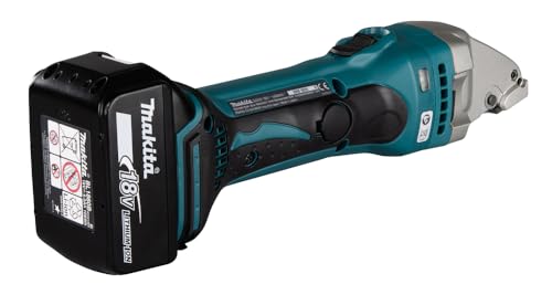 Makita batería Tijeras de hojalatero (18,0 V, en MAKPAC con 2 baterías 4,0 Ah + Cargador, DJS161RTJ 280 wattsW, 18 voltsV