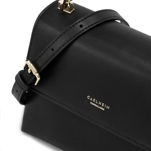 Carlheim, Gotland Genuine Leather collection, Grace Genuine Leather Handbag (Black)