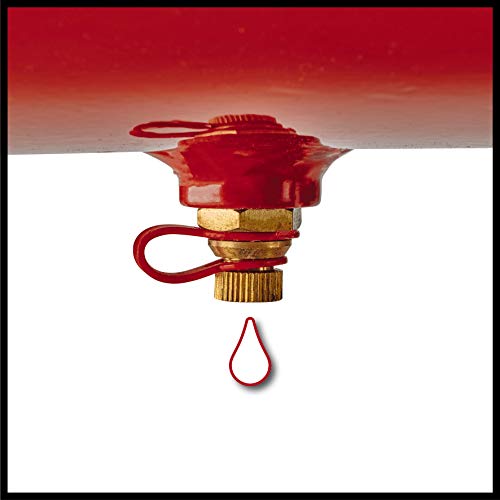 Einhell Compresor TE-AC 430/90/10 (3000 W, accionamiento por correa, 10 bar, depósito de 90 l, bomba lubricada por aceite, movilidad gracias a grandes ruedas, elevada potencia de salida)