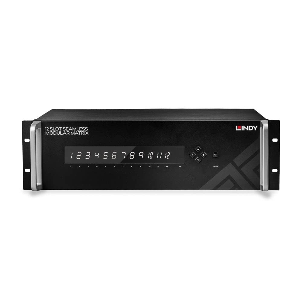Lindy 12 Slot Seamless Modular Matrix Chassis - Netzwerkgerätegehäuse Marca