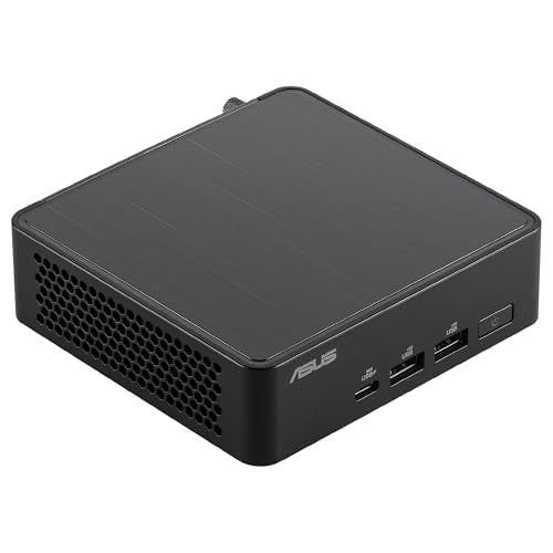 ASUS NUC 14 Pro Mini PC Comercial con IA, Procesador Intel Core Ultra 7 155H, Intel ARC GPU, 32GB RAM DDR5 (2x16), 512GB SSD, Windows 11 Pro, Cable de alimentación Incluido, Negro