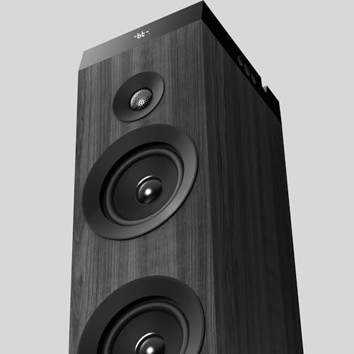 Energy Sistem Tower 7 - Torre de sonido con la tecnologia True Wireless (100 W, luz ambiente, pantalla, USB/microSD, Bluetooth, FM) color negro