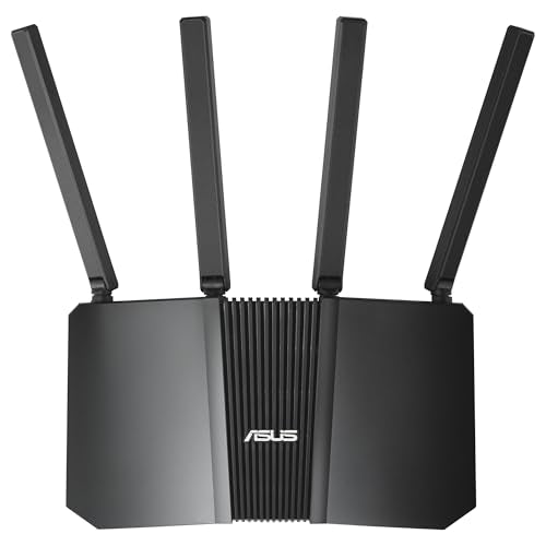 ASUS RT-BE58U - Router Extensible WiFi 7 AiMesh, 4K-QAM, MLO, WAN/LAN 2,5G con detección por IA, Cuatro Puertos 1G, Seguridad de Red Comercial, Control Parental, IoT, Red Infantil, VPN
