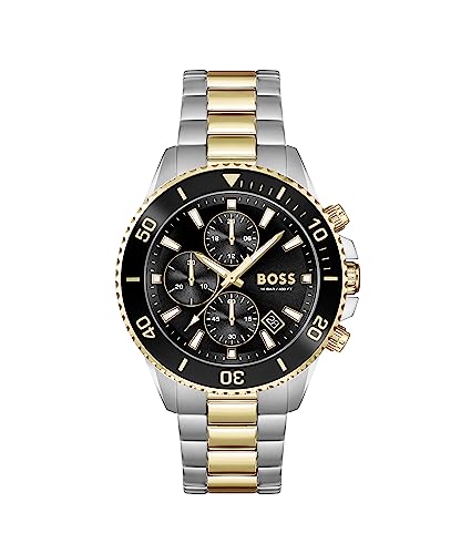 BOSS Reloj Cronógrafo de Cuarzo para Hombre con Correa en Acero Inoxidable de Dos Tonos - 1513908