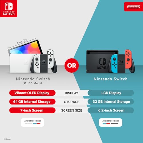 Nintendo Switch (OLED) console de jeux portables 17,8 cm (7") 64 Go Écran tactile Wifi Blanc